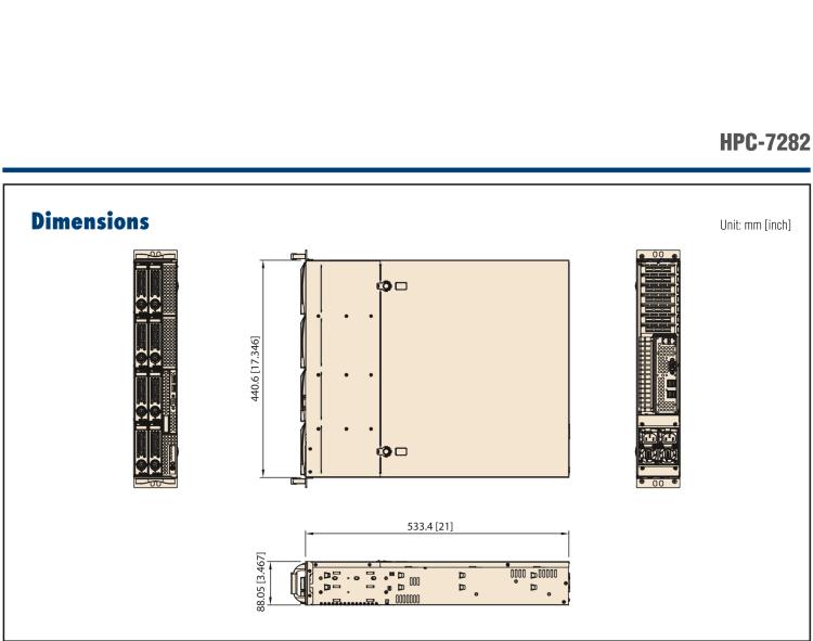 研華HPC-7282 2U 機架式機箱，適用于 Micro/ATX 服務(wù)器主板，支持8個2.5寸/3.5寸熱插拔硬盤，7個半高擴展槽