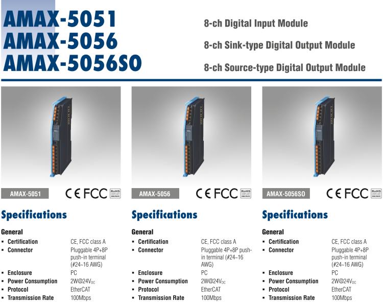 研華AMAX-5051 8路數(shù)字量輸入模塊，源或漏型（插片式）