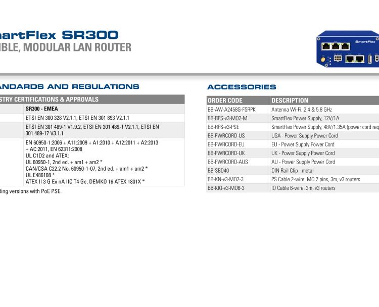 研華BB-SR30018120-SWH SmartFlex、開關、5E、USB、2I/O、SD、W、PSE、W、SL、SWH