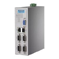 研華UNO-1110 導(dǎo)軌安裝型工業(yè)控制器，搭配TI Coretex AM3505 處理器，2×LAN，5×COM，4×USB，1 GB SD卡