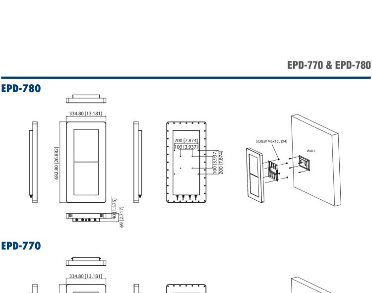 研華EPD-780 26" （13.3"x2 ）寸電子紙解決方案，USB接口，適合倉(cāng)儲(chǔ)庫(kù)存，設(shè)備管理，辦公場(chǎng)所，智慧城市和零售等應(yīng)用。